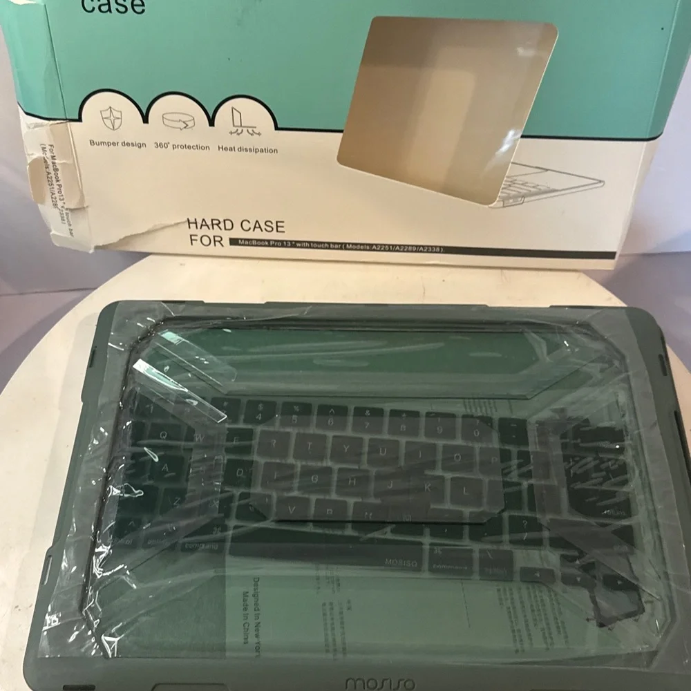 Mosiso Plastic Hard Case+KC+SP for MacBook Air 13